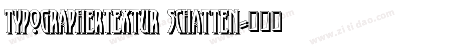 TypographerTextur Schatten字体转换